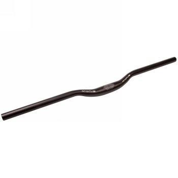 Mtb handlebar a-rise 700, m-wave, aluminium, matt black anodised, 700 mm, for clamping 31.8 mm, 10° bent, height: 30 mm, on card