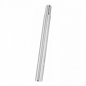 Tija de aluminio cnc 25,4mm 300mm plata ergotec - 1