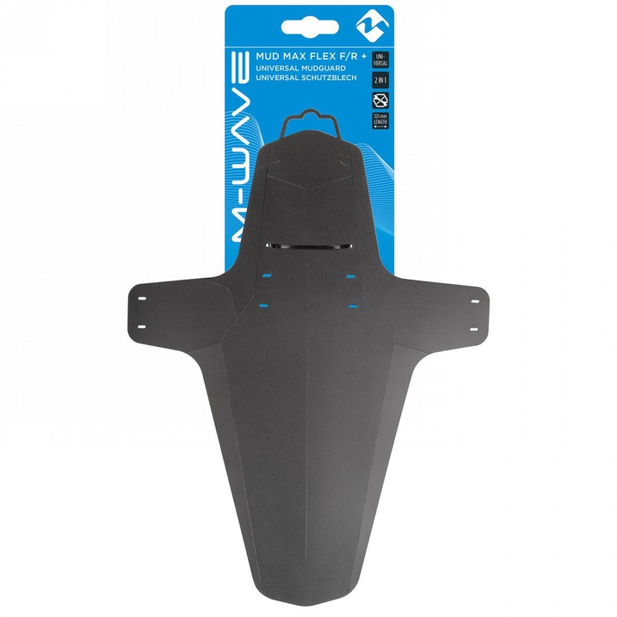 2-in1 mudguard vr+hr, m-wave mud max flex f/r +, 26'-29', width 116 mm, length 325 mm, on card - 5