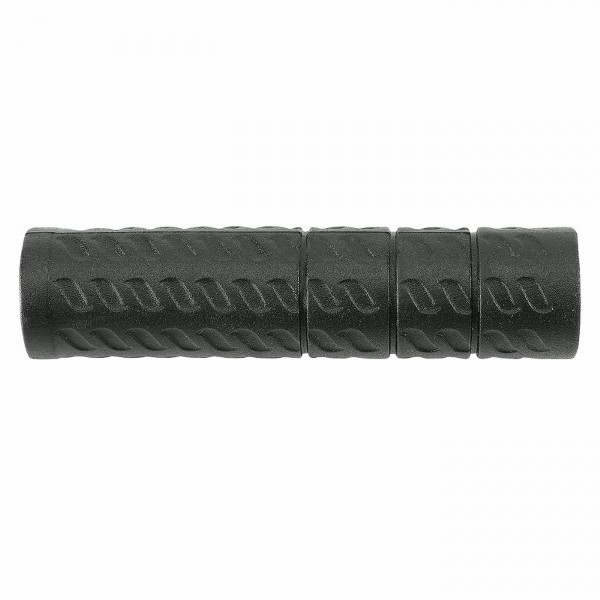 Puños mtb precortados 120x22mm en caucho pvc negro - 1