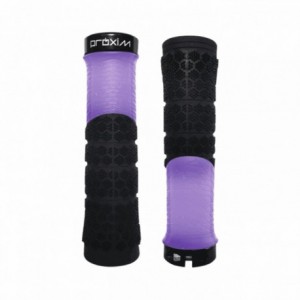 Pair of proxim x-shred black/purple knobs - 1