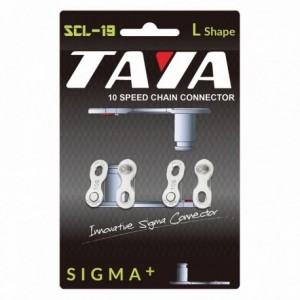 Articulación de cadena 10v plata con conector sigma+ (2 juegos) - 1