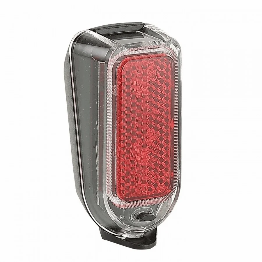 Battery rear light 4 lumens with 2 red leds and 2 functions - 1