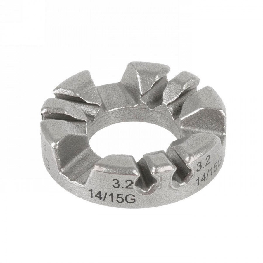 Spoke spanner cn-spoke, steel, 3.2 mm (14/15g), 3.4 mm (14/15g), 3.6 mm (13g), 3.9 mm (12g), on card - 1