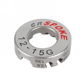 Chiave per raggi, acciaio, 3,2 mm (14/15g), 3,4 mm (14/15g), 3,6 mm (13g), 3,9 mm (12g), su scheda - 2 - Estrattori e strumenti 