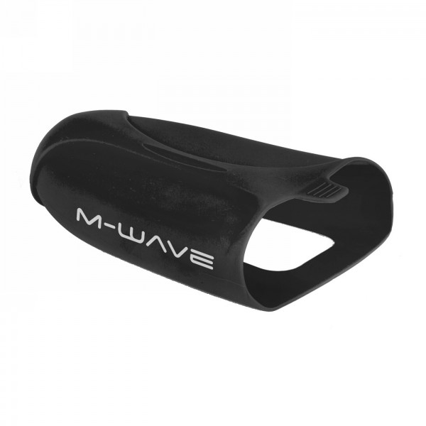 Copriscarpe m-wave, in silicone, misura universale, nero, in coppia su carta intestata - 1 - Copriscarpe - 0887539022716