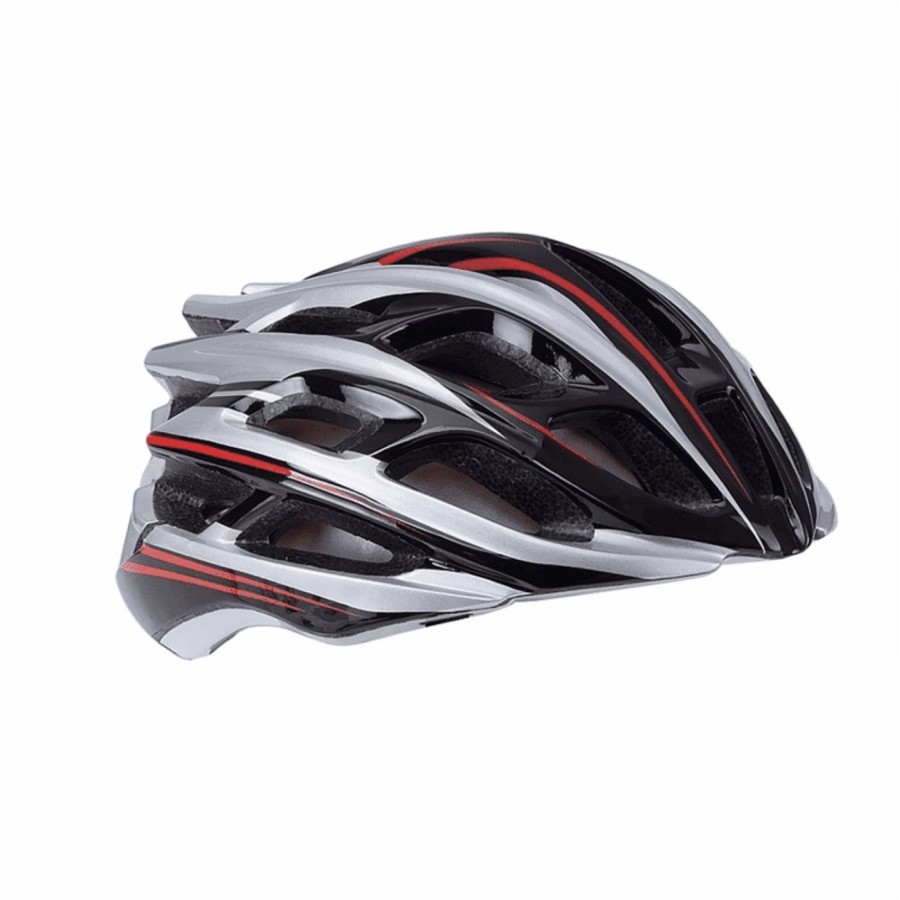 Casco in-mold s-199 gris/negro/rojo l 58/62 - 1