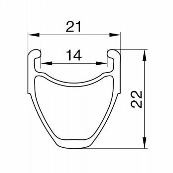 jante route 28', alcyon, alu, 622x14 mm, seulement 420g, surface de freinage rugueuse (gbs), 32 trous, anodisée noire, trou de v