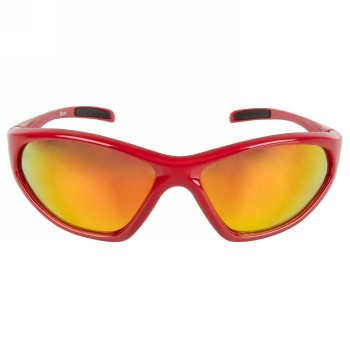 Gafas de sol para niños, 'm-wave', rojas, lentes con revestimiento de iridio, ek - 2