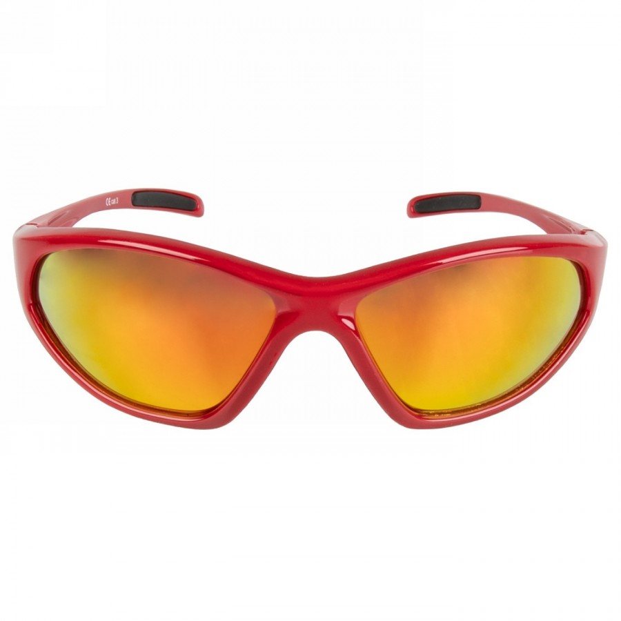 Gafas de sol para niños, 'm-wave', rojas, lentes con revestimiento de iridio, ek - 2