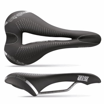 Selle diva 135x270mm (s3) gel superflow noir - poids : 275gr - 1