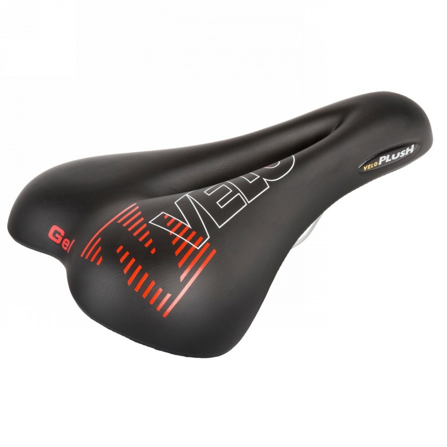 selle velo, 267 x 168 mm, seulement 478g, noir, armature en acier, avec insert, sans pince, mv - 1