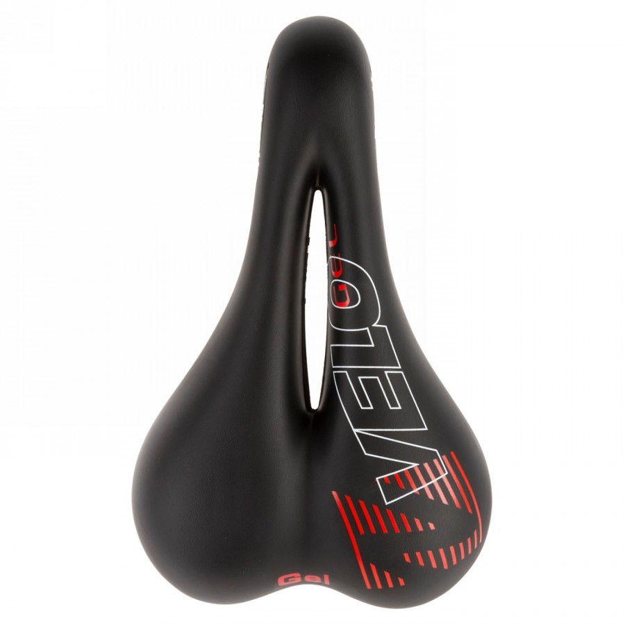 Saddle velo, 267 x 168 mm, only 478g, black, steel frame, with insole, without clamp, mv - 3