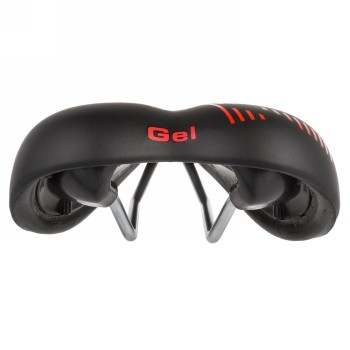 selle velo, 267 x 168 mm, seulement 478g, noir, armature en acier, avec insert, sans pince, mv - 4