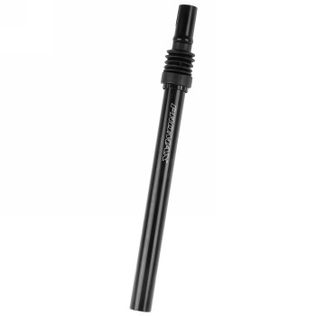 tige de selle à bougie, alu/acier, 350 x 27.2 mm, noire, à ressort (40 mm), jeu et précontrainte réglables, homologuée tüv/en (e