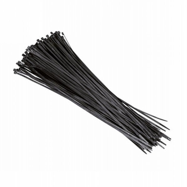 Paquete de 100 bridas de nylon pa6.6 4,5 x 160mm negro - 1