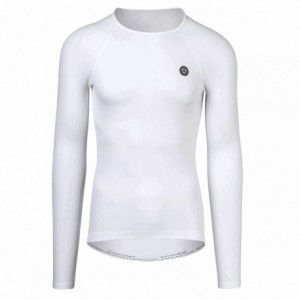 Everyday base unisex underwear white - long sleeves size l-xl - 1