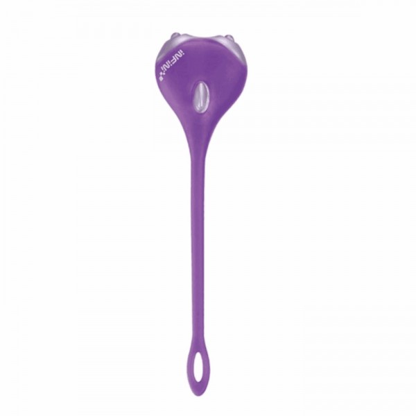 Luce fanalino anteriore amuse 2 led luce bianca in silicone viola batteria - 1 - Luci - 