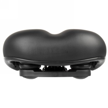 Saddle ventura, length: approx. 254 mm, width: 210 mm, with elastomer suspension, with clamp, black, mv (250160) - 4