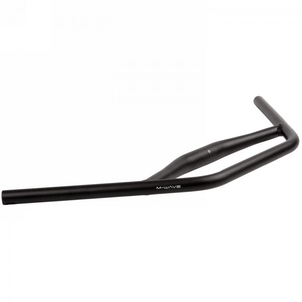 Trekking handlebar double bar m-wave, aluminium, black, 660 mm, clamping 31.8 mm, 45° bent, offset 120 mm,mv - 1