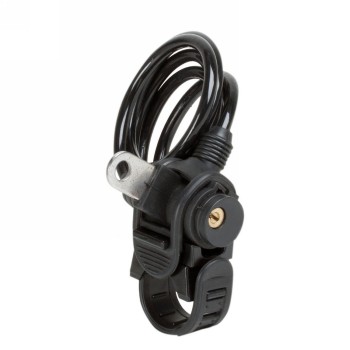 Clip-on holder for new version of the 'm-wave bike and outdoor' battery lamp no. 220934 + 220956, universal application - 3