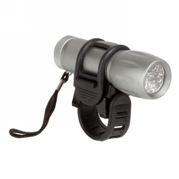 Clip-on holder for new version of the 'm-wave bike and outdoor' battery lamp no. 220934 + 220956, universal application - 4