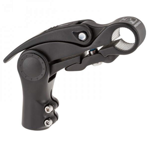 Ahead handlebar stem promax, aluminium, black, with quick-release for tool-free angle adjustment (-10° - 90°), for 31.8 mm - 1