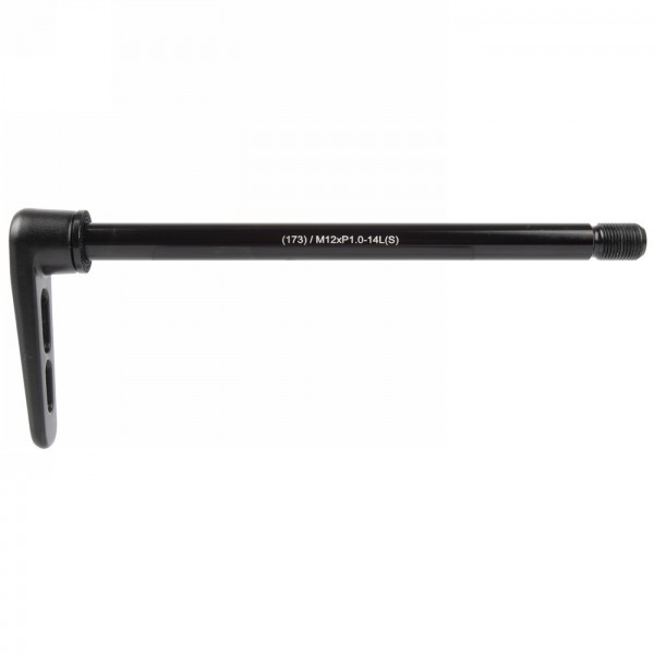 Quick release lever thru axle, aluminum, black, m12 x 173 mm x p1.0 xt14, mv suitable for carbon frame 661250 - 53 - 1