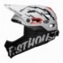 Casco super dh nero/bianco integrale taglia 55/59cm - 2 - Caschi - 0768686469053