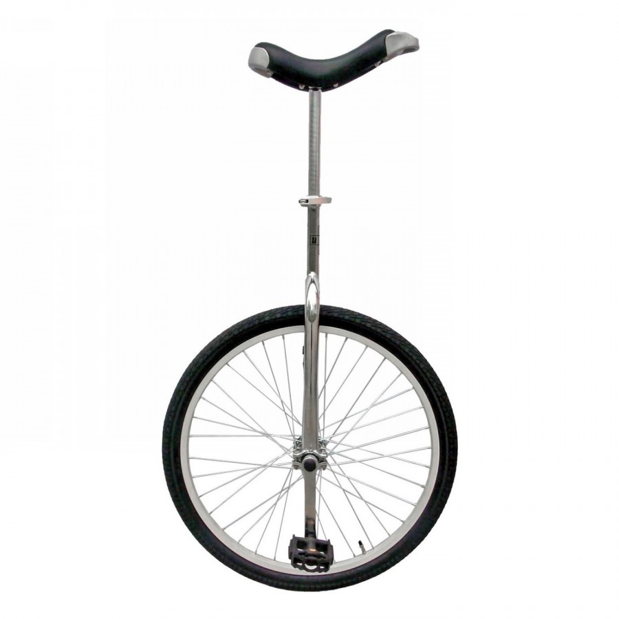 24' Unicycle, complete, silver - 1