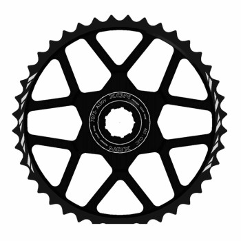 Corona singola posteriore maggiorata 42 denti nero per sram/shimano - 1 - Corone e pignoni - 8005586221711