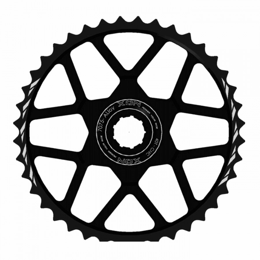 Corona singola posteriore maggiorata 42 denti nero per sram/shimano - 1 - Corone e pignoni - 8005586221711