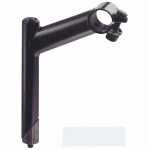 Black steel handlebar stem 22.2 x 80mm x25 ° - 1