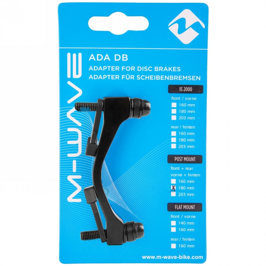 Adaptador para convertir la tija de freno de disco shimano vr 160 mm / tija de freno de disco shimano hr 160 mm, a vr 180 mm - 4