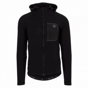 Sweatshirt mtb hoodie sport dwr man black size m - 1