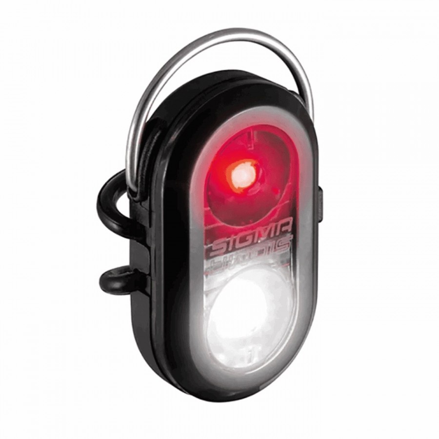 Micro duo black front/rear light - 1