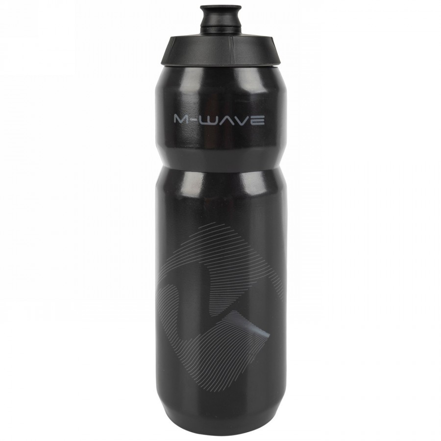 M-Wave Trinkflasche, Kunststoff, 750 ml, schwarz/schwarz/schwarz, auf Karte - 3