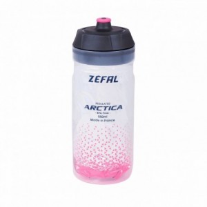 Botella de agua zefal thermal arctica 55 gris-rosa 550 - 1