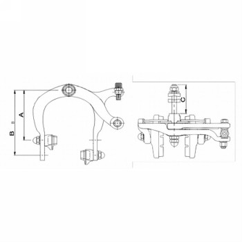 Freno fixed dekor nero - 2 - Pinze e comandi - 8055320658525