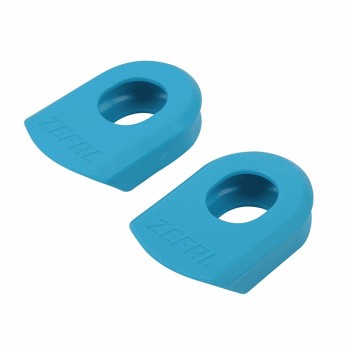 Light blue crank armor pedal guards - 1