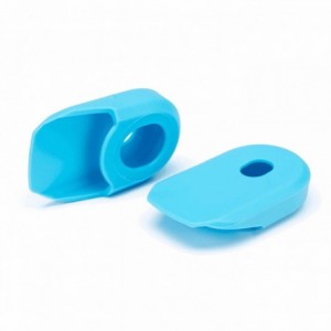 Protèges de pédalier en silicone bleu nf nsave - 1
