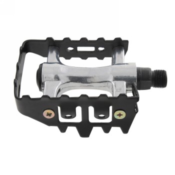 Mtb-pedal steady a5, alukörper silber / schwarzer alu-käfig, am - 1