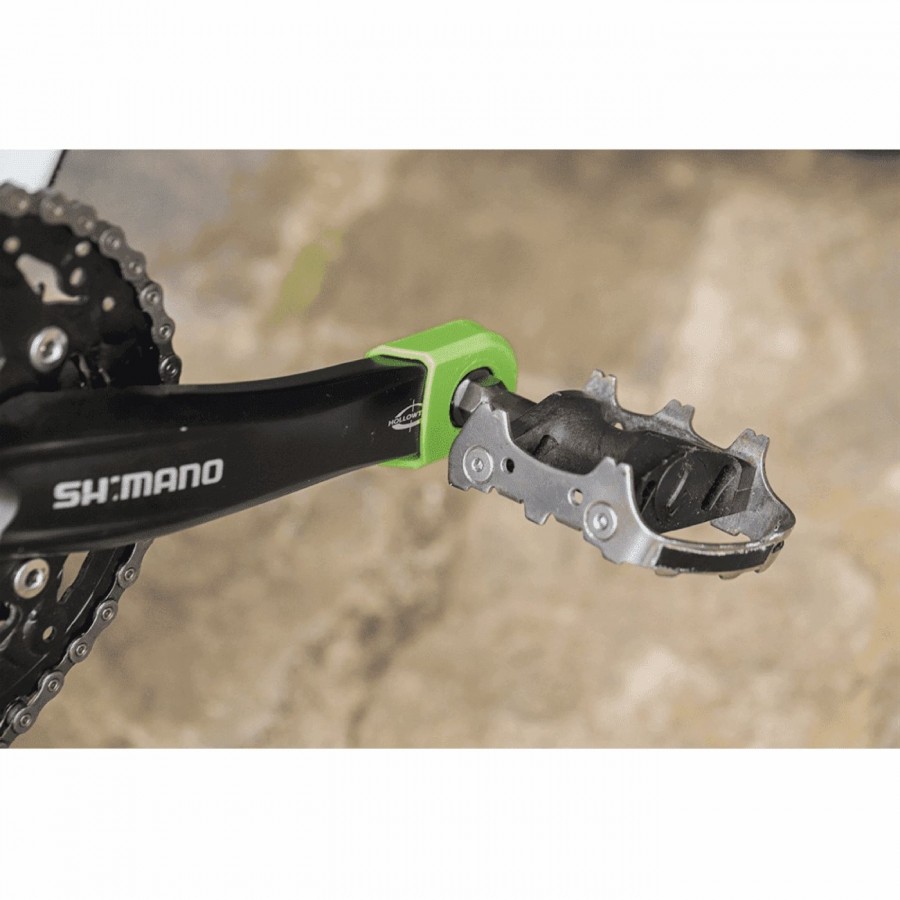 Crank armor green pedal guards - 2