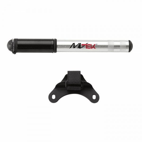 Double valve pump length: 190mm up to 7bar in silver aluminum - 1