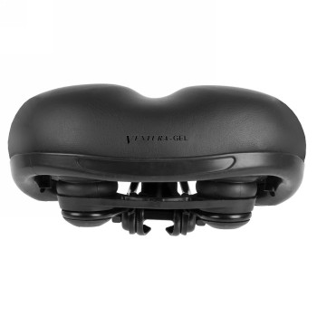 selle ventura gel, longueur : 254 mm, largeur : 208 mm, avec suspension élastomère, insert gel, avec taquet, noir, mv - 4