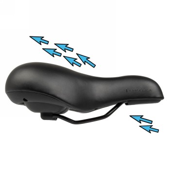 selle, ventura asa, 255 x 209 mm, noir, sans pince, mv - 2