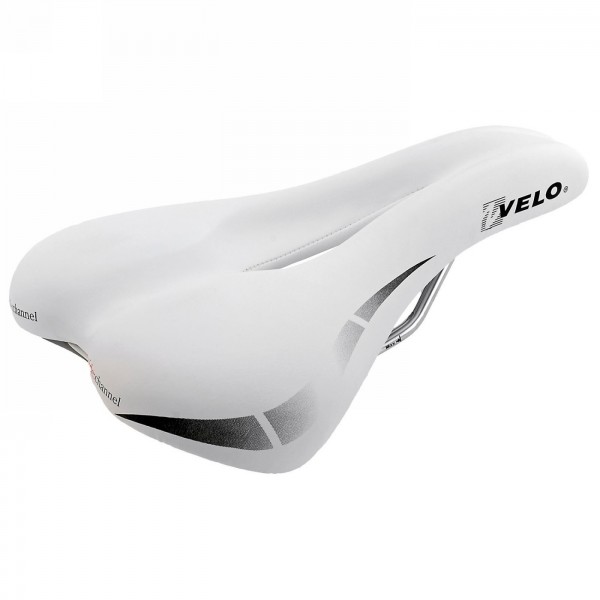 selle velo, wide:channel, sans pince, 270 mm x 175 mm, 358 g, blanc, sur carte - 1