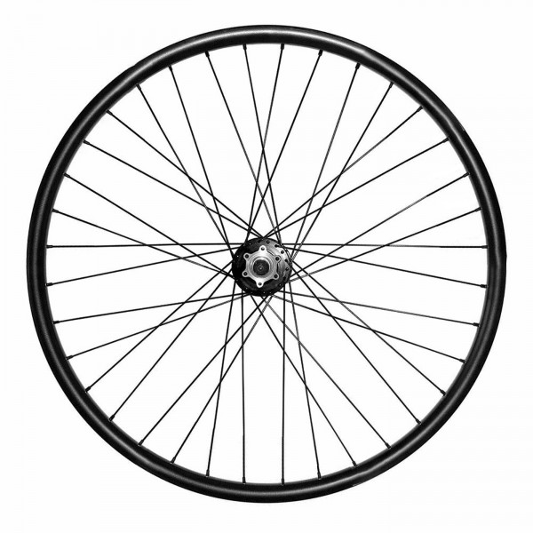 Roue avant vtt 24 freins à disque mono chambre moyeu sur billes - 1