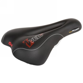 Saddle velo, vacu, 267 x 168 mm, matt black, steel frame, with insole, without clamp, map - 1