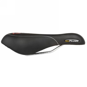 Saddle velo, vacu, 267 x 168 mm, matt black, steel frame, with insole, without clamp, map - 2